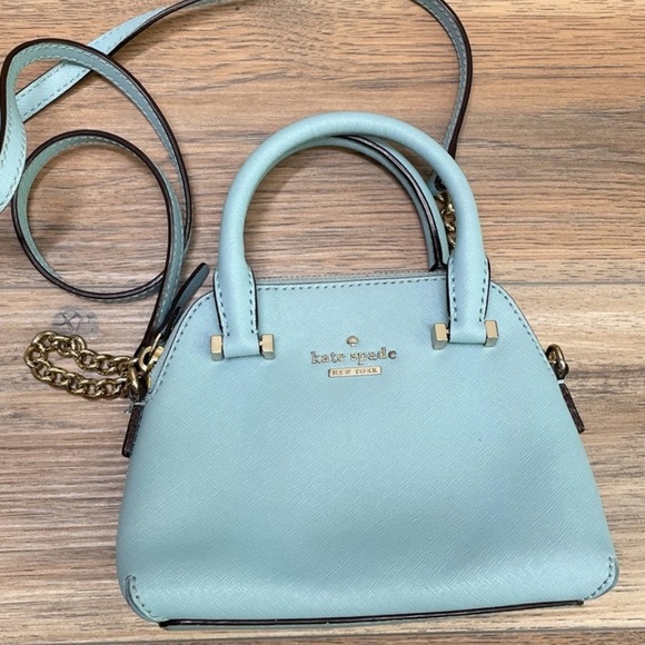 Kate Spade mini cedar Tiffany blue bag crossbody - Picture 2 of 8